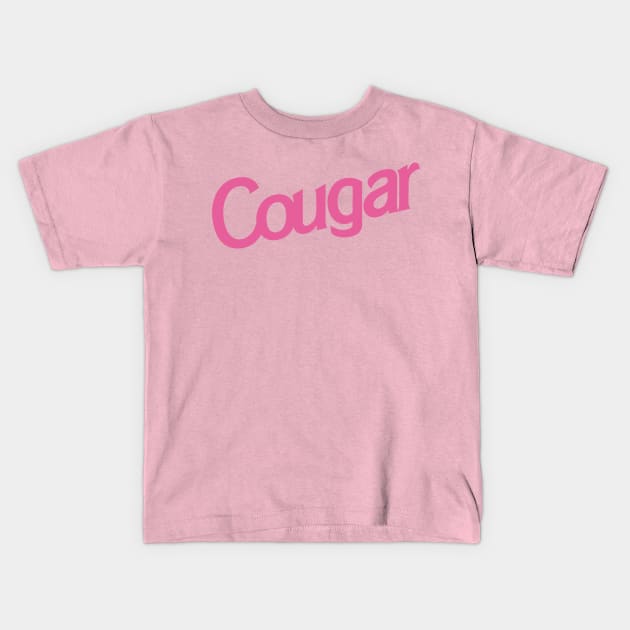 Cougar Kids T-Shirt by byb